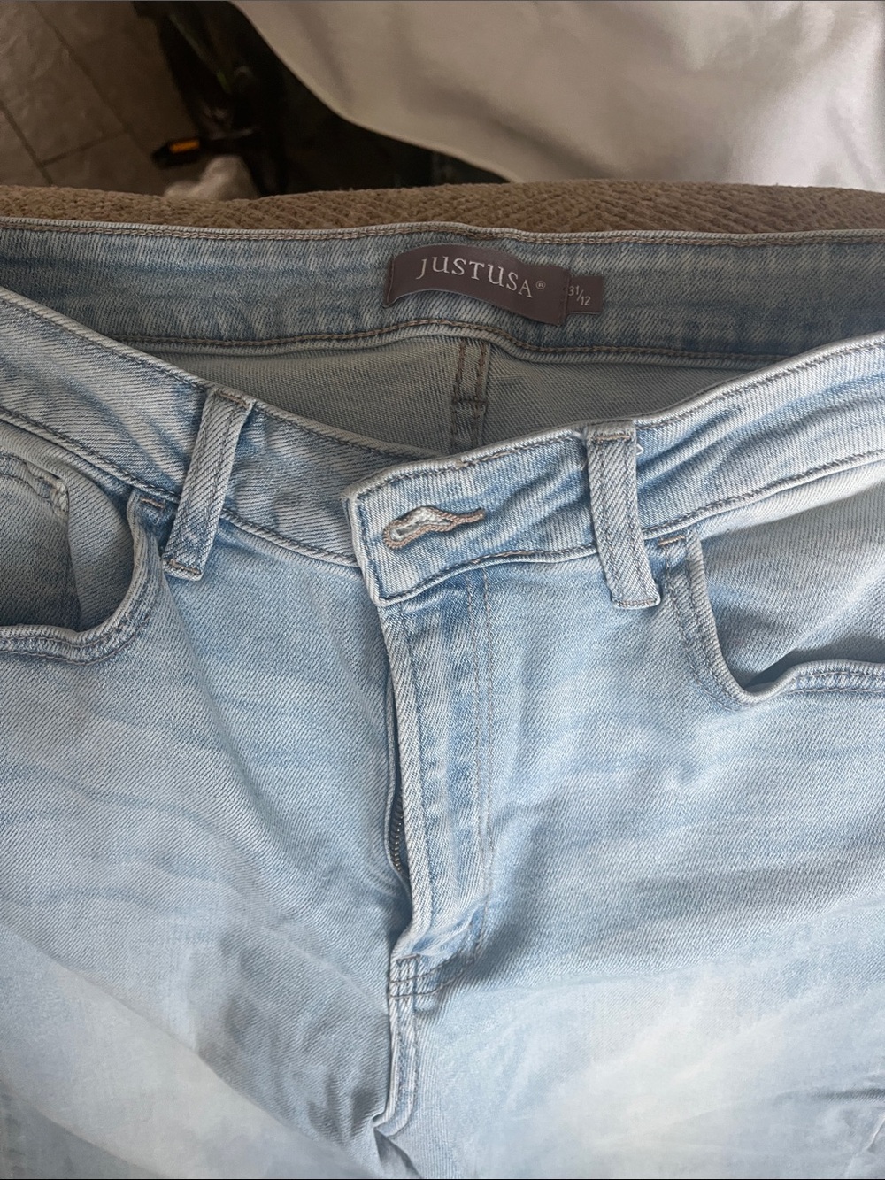 Just USA Light Blue Women's Relaxed Jeans - Soft Wash